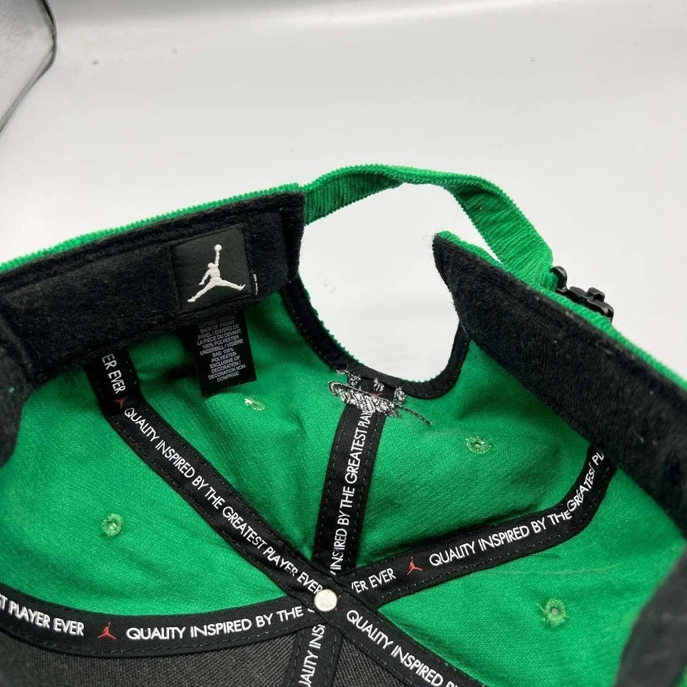 Air‎ Jordan Wings Hat Men Green Corduroy Jumpman Strap Back Cap